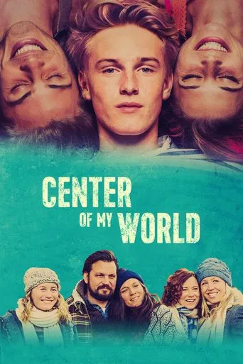 The poster features a central young man surrounded by four others, creating a sense of connection and unity. The warm colors and expressive faces evoke a nostalgic and heartfelt mood, suggesting themes of friendship and shared experiences.
