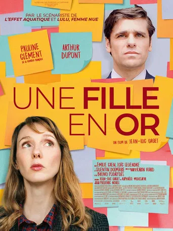 Une fille en or poster