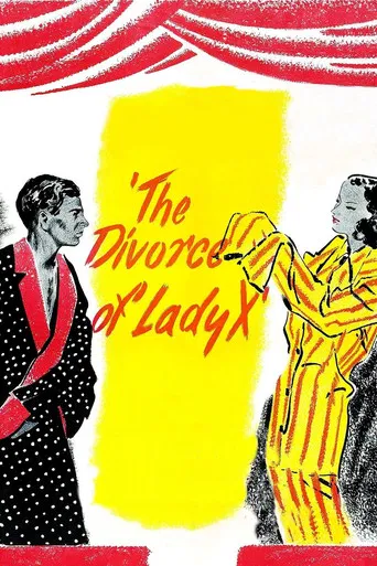 The Divorce of Lady X poster