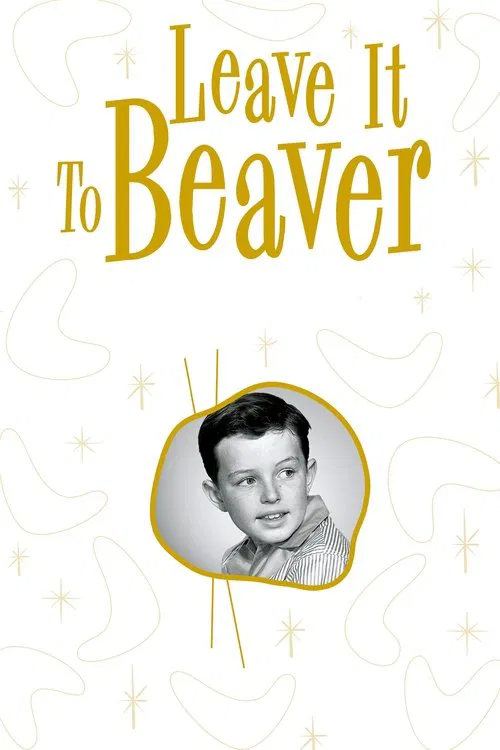 This vintage poster features a cheerful young boy in a classic illustration, surrounded by whimsical star patterns. The warm golden-yellow text contrasts beautifully with the soft cream background, evoking nostalgia and timeless charm.