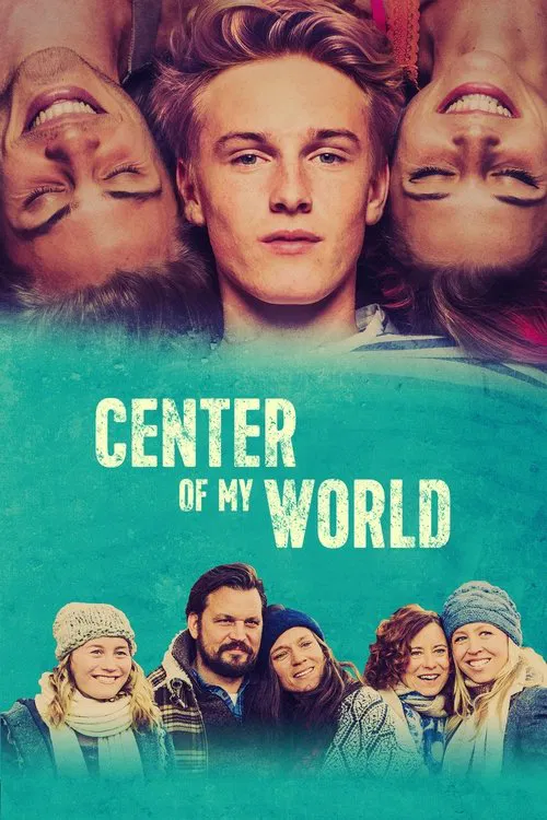 The poster features a central young man surrounded by four others, creating a sense of connection and unity. The warm colors and expressive faces evoke a nostalgic and heartfelt mood, suggesting themes of friendship and shared experiences.