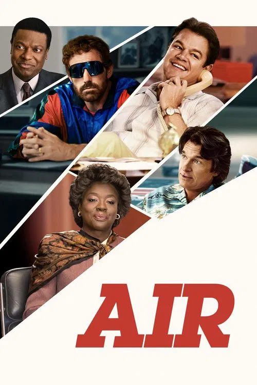 The poster features a collage of five characters in a dramatic, intersecting diagonal layout. The bold red "AIR" text anchors the bottom, while the warm tones of skin and clothing evoke a sense of tension and intrigue. The composition suggests a thriller with high stakes, capturing the essence of...