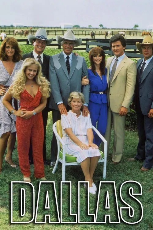 A vibrant group of actors poses in a sunny outdoor setting, exuding confidence and charm. The warm tones of their clothing—ranging from reds to blues—create a lively atmosphere. The image captures the essence of the show's dynamic energy and timeless appeal.