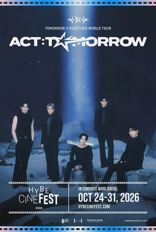 TOMORROW X TOGETHER WORLD TOUR 'ACT : TOMORROW' poster