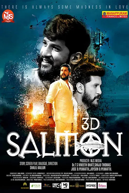 Salmon 3D poster