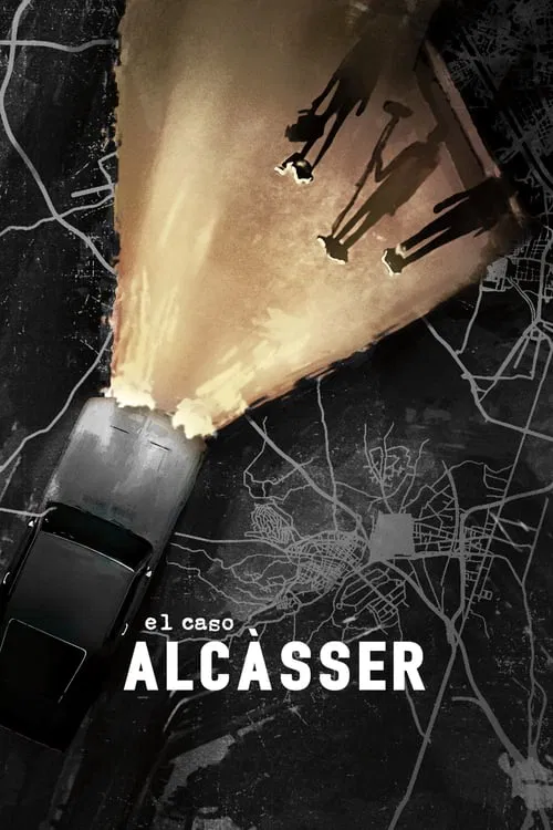 The poster features a dramatic, dark scene with a large, cracked stone in the foreground. A figure is partially visible through the cracks, adding mystery. The muted tones and shadowy atmosphere evoke a sense of suspense and intrigue.