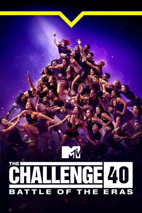 The black-and-white poster features bold white text and the iconic MTV logo, evoking a gritty, competitive atmosphere.