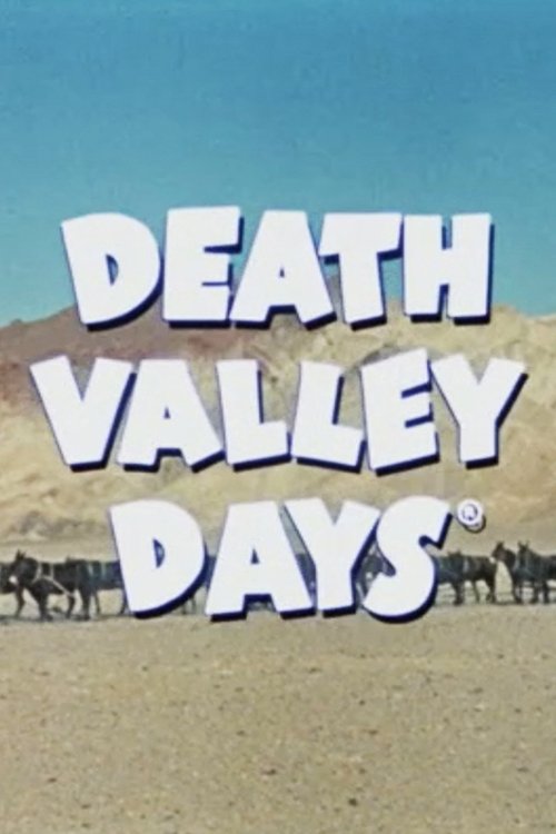 The poster features bold, white text against a desert landscape with silhouetted figures in the background. The muted earth tones and expansive sky evoke a sense of solitude and adventure, capturing the essence of the show's rugged western setting.