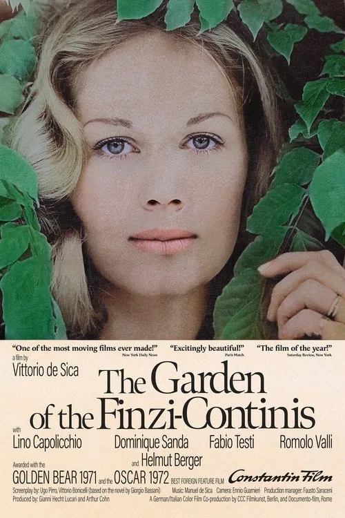 This movie poster features a close-up of a woman with blonde hair, surrounded by lush green ivy leaves, evoking a sense of mystery and natural beauty. The muted tones and soft lighting create an atmospheric mood, hinting at the film's themes of isolation and the unknown.
