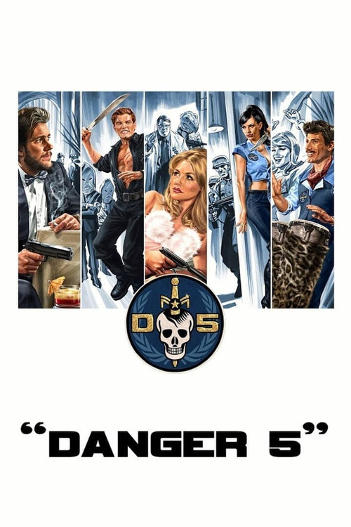 The poster showcases five characters in dynamic poses against a vibrant backdrop, with bold colors like blue, red, and gold creating an energetic atmosphere. The central character stands out prominently, while others are arranged around her, suggesting a group dynamic. The logo at the bottom adds...