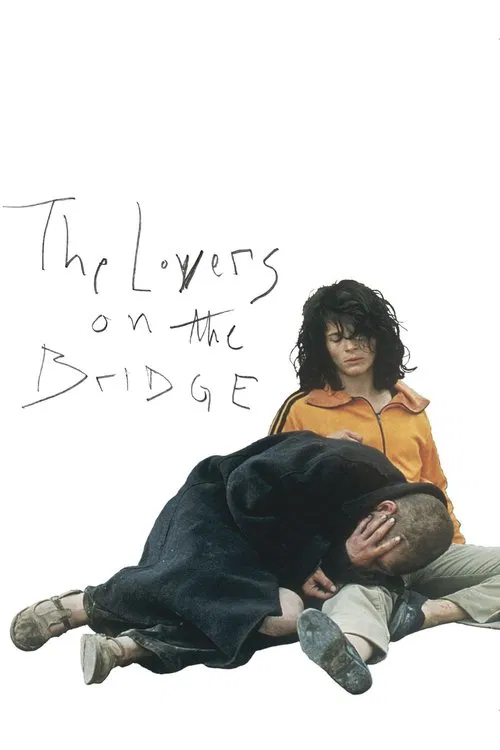 The poster features two figures in a somber, intimate pose against a stark white background. The warm tones of their clothing contrast with the cool, minimalist design. The mood is one of quiet longing and connection, evoking the emotional weight of the film.