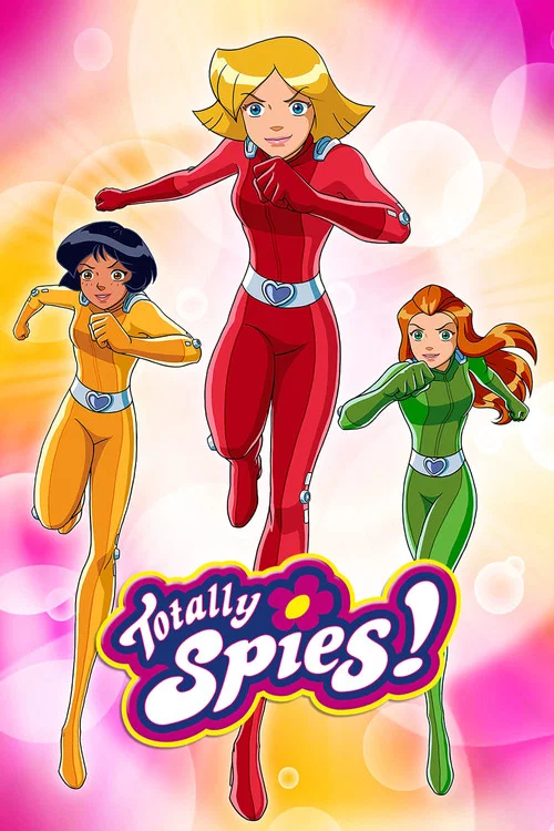 The vibrant poster features three animated characters in colorful outfits, exuding a playful and energetic mood. The bright pink background with orange swirls adds to the lively atmosphere, while the CN rating indicates it's suitable for all ages.